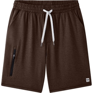 image:imageG Gradual Mens 7 Athletic Sweat Shorts with Zipper Pockets Soft Elastic Waist Lounge Workout Gym Shorts for MenDark Brown Heather
