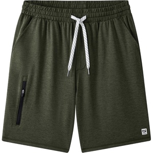 image:imageG Gradual Mens 7 Athletic Sweat Shorts with Zipper Pockets Soft Elastic Waist Lounge Workout Gym Shorts for MenDark Green Heather