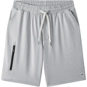 image:imageG Gradual Mens 7 Athletic Sweat Shorts with Zipper Pockets Soft Elastic Waist Lounge Workout Gym Shorts for MenGrey Green Heather