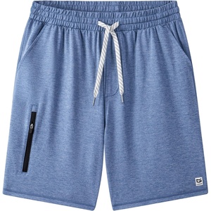 image:imageG Gradual Mens 7 Athletic Sweat Shorts with Zipper Pockets Soft Elastic Waist Lounge Workout Gym Shorts for MenHaze Blue Heather