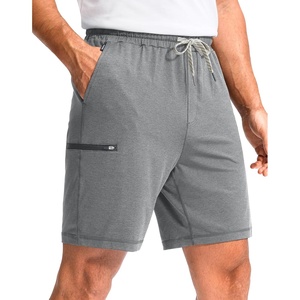 image:imageG Gradual Mens Sweat Shorts Soft Moisture Wicking Athletic Gym Shorts with 3 Pockets for Casual Lounge Workout RunningHeather Grey Sage
