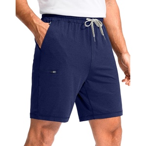 image:imageG Gradual Mens Sweat Shorts Soft Moisture Wicking Athletic Gym Shorts with 3 Pockets for Casual Lounge Workout RunningHeather Navy