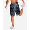 image:imageG Gradual Mens Athletic Shorts with Pockets 9  11 Long Basketball Shorts Lightweight Quick Dry Gym Workout Shorts for MenBlue Camo