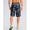 image:imageG Gradual Mens Athletic Shorts with Pockets 9  11 Long Basketball Shorts Lightweight Quick Dry Gym Workout Shorts for MenBlue Camo