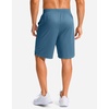 image:imageG Gradual Mens Athletic Shorts with Pockets 9  11 Long Basketball Shorts Lightweight Quick Dry Gym Workout Shorts for MenDusty Blue