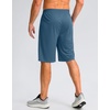 image:imageG Gradual Mens Athletic Shorts with Pockets 9  11 Long Basketball Shorts Lightweight Quick Dry Gym Workout Shorts for MenDusty Blue