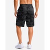 image:imageG Gradual Mens Athletic Shorts with Pockets 9  11 Long Basketball Shorts Lightweight Quick Dry Gym Workout Shorts for MenGray Camo