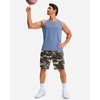 image:imageG Gradual Mens Athletic Shorts with Pockets 9  11 Long Basketball Shorts Lightweight Quick Dry Gym Workout Shorts for MenGreen Camo