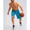 image:imageG Gradual Mens Athletic Shorts with Pockets 9  11 Long Basketball Shorts Lightweight Quick Dry Gym Workout Shorts for MenLake Blue