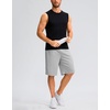 image:imageG Gradual Mens Athletic Shorts with Pockets 9  11 Long Basketball Shorts Lightweight Quick Dry Gym Workout Shorts for MenLight Gray