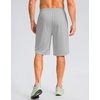 image:imageG Gradual Mens Athletic Shorts with Pockets 9  11 Long Basketball Shorts Lightweight Quick Dry Gym Workout Shorts for MenLight Gray