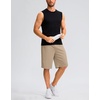 image:imageG Gradual Mens Athletic Shorts with Pockets 9  11 Long Basketball Shorts Lightweight Quick Dry Gym Workout Shorts for MenLight Khaki