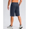 image:imageG Gradual Mens Athletic Shorts with Pockets 9  11 Long Basketball Shorts Lightweight Quick Dry Gym Workout Shorts for MenNavy
