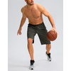 image:imageG Gradual Mens Athletic Shorts with Pockets 9  11 Long Basketball Shorts Lightweight Quick Dry Gym Workout Shorts for MenOlive