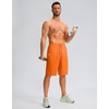 image:imageG Gradual Mens Athletic Shorts with Pockets 9  11 Long Basketball Shorts Lightweight Quick Dry Gym Workout Shorts for MenOrange