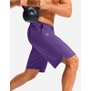 image:imageG Gradual Mens Athletic Shorts with Pockets 9  11 Long Basketball Shorts Lightweight Quick Dry Gym Workout Shorts for MenPurple