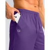 image:imageG Gradual Mens Athletic Shorts with Pockets 9  11 Long Basketball Shorts Lightweight Quick Dry Gym Workout Shorts for MenPurple