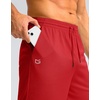 image:imageG Gradual Mens Athletic Shorts with Pockets 9  11 Long Basketball Shorts Lightweight Quick Dry Gym Workout Shorts for MenRed