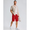 image:imageG Gradual Mens Athletic Shorts with Pockets 9  11 Long Basketball Shorts Lightweight Quick Dry Gym Workout Shorts for MenRed