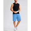 image:imageG Gradual Mens Athletic Shorts with Pockets 9  11 Long Basketball Shorts Lightweight Quick Dry Gym Workout Shorts for MenSky Blue