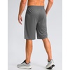 image:imageG Gradual Mens Athletic Shorts with Pockets 9  11 Long Basketball Shorts Lightweight Quick Dry Gym Workout Shorts for MenSteel