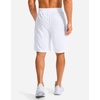 image:imageG Gradual Mens Athletic Shorts with Pockets 9  11 Long Basketball Shorts Lightweight Quick Dry Gym Workout Shorts for MenWhite