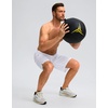 image:imageG Gradual Mens Athletic Shorts with Pockets 9  11 Long Basketball Shorts Lightweight Quick Dry Gym Workout Shorts for MenWhite