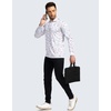 image:imageMens Polo Shirt Long Sleeve Golf Shirts Lightweight UPF 50 Sun Protection Cool Shirts for Men Work Fishing OutdoorWhite Colored Dots