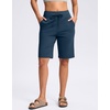 image:imageG Gradual Bermuda Shorts for Women with Pockets 10 Knee Length Womens High Waisted Long Shorts for Walking Athletic WorkoutBorealis Green