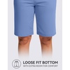 image:imageG Gradual Bermuda Shorts for Women with Pockets 10 Knee Length Womens High Waisted Long Shorts for Walking Athletic WorkoutHaze Blue
