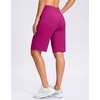 image:imageG Gradual Bermuda Shorts for Women with Pockets 10 Knee Length Womens High Waisted Long Shorts for Walking Athletic WorkoutRose Pink