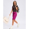 image:imageG Gradual Bermuda Shorts for Women with Pockets 10 Knee Length Womens High Waisted Long Shorts for Walking Athletic WorkoutRose Pink