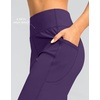image:imageG Gradual Bermuda Shorts for Women with Pockets 12 Knee Length Womens High Waisted Stretch Long Shorts Walking CasualDark Purple