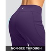 image:imageG Gradual Bermuda Shorts for Women with Pockets 12 Knee Length Womens High Waisted Stretch Long Shorts Walking CasualDark Purple