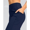 image:imageG Gradual Bermuda Shorts for Women with Pockets 12 Knee Length Womens High Waisted Stretch Long Shorts Walking CasualNavy