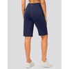 image:imageG Gradual Bermuda Shorts for Women with Pockets 12 Knee Length Womens High Waisted Stretch Long Shorts Walking CasualNavy