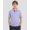 image:imageG Gradual Boys Golf Shirts Performance Short Sleeve Print Polo Collared Lightweight Soft Youth Kids Shirt for Dress CasualNavy Stripe Golf