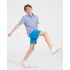 image:imageG Gradual Boys Golf Shirts Performance Short Sleeve Print Polo Collared Lightweight Soft Youth Kids Shirt for Dress CasualPurple Crocodile
