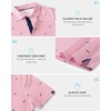 image:imageG Gradual Boys Golf Shirts Performance Short Sleeve Print Polo Collared Lightweight Soft Youth Kids Shirt for Dress CasualRed Shark