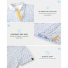 image:imageG Gradual Boys Golf Shirts Performance Short Sleeve Print Polo Collared Lightweight Soft Youth Kids Shirt for Dress CasualWhite Flag