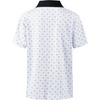 image:imageG Gradual Boys Golf Shirts Performance Short Sleeve Print Polo Collared Lightweight Soft Youth Kids Shirt for Dress CasualWhite Golf Clubs