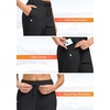 image:imageG Gradual Fleece Lined Pants Women 27529 Golf Pants 3 Pockets Water Resistant Warm Sweatpants for Cold WeatherBlack