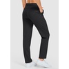 image:imageG Gradual Fleece Lined Pants Women 27529 Golf Pants 3 Pockets Water Resistant Warm Sweatpants for Cold WeatherBlack