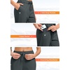 image:imageG Gradual Fleece Lined Pants Women 27529 Golf Pants 3 Pockets Water Resistant Warm Sweatpants for Cold WeatherDark Grey