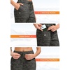 image:imageG Gradual Fleece Lined Pants Women 27529 Golf Pants 3 Pockets Water Resistant Warm Sweatpants for Cold WeatherGreen Camo