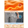 image:imageG Gradual Fleece Lined Pants Women 27529 Golf Pants 3 Pockets Water Resistant Warm Sweatpants for Cold WeatherLight Grey