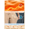 image:imageG Gradual Fleece Lined Pants Women 27529 Golf Pants 3 Pockets Water Resistant Warm Sweatpants for Cold WeatherLight Khaki