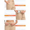 image:imageG Gradual Fleece Lined Pants Women 27529 Golf Pants 3 Pockets Water Resistant Warm Sweatpants for Cold WeatherLight Khaki