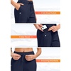 image:imageG Gradual Fleece Lined Pants Women 27529 Golf Pants 3 Pockets Water Resistant Warm Sweatpants for Cold WeatherNavy