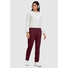 image:imageG Gradual Fleece Lined Pants Women 27529 Golf Pants 3 Pockets Water Resistant Warm Sweatpants for Cold WeatherWine